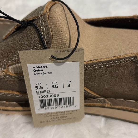 NWT Ariat cruiser brown bomber shoes - Picture 4 of 11